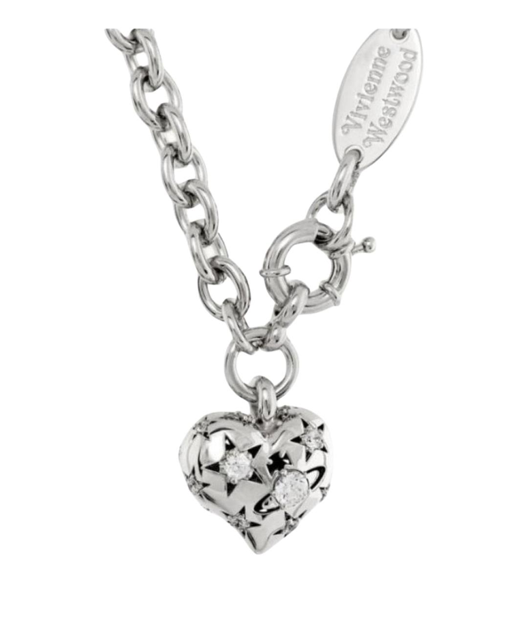 VIVIENNE WESTWOOD Серебряная подвеска из белого золота, фото 1