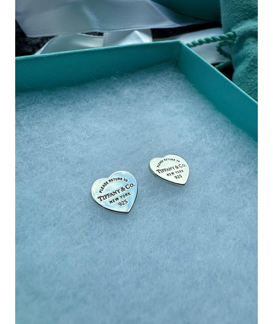 TIFFANY&CO Серебряные серебряные серьги, фото 3