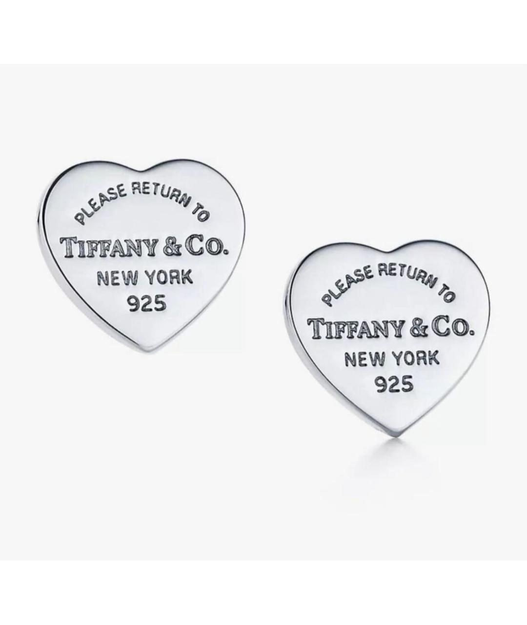 TIFFANY&CO Серебряные серебряные серьги, фото 9