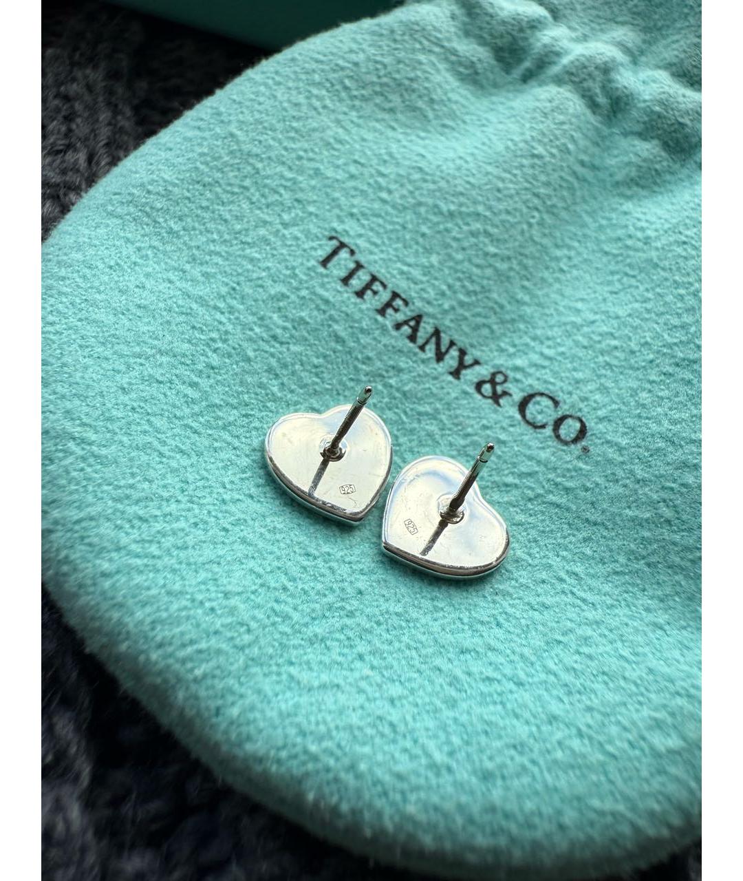 TIFFANY&CO Серебряные серебряные серьги, фото 7