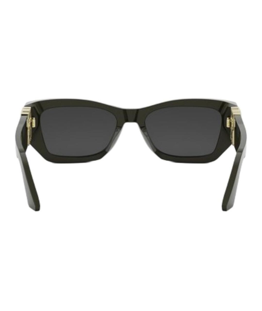 CHRISTIAN DIOR Черные пластиковые солнцезащитные очки, фото 4