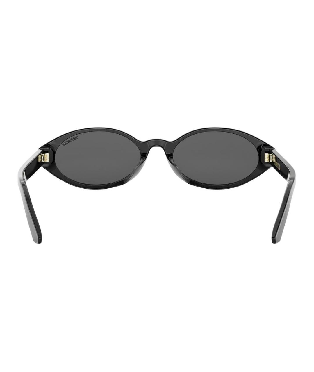 CHRISTIAN DIOR Черные пластиковые солнцезащитные очки, фото 4