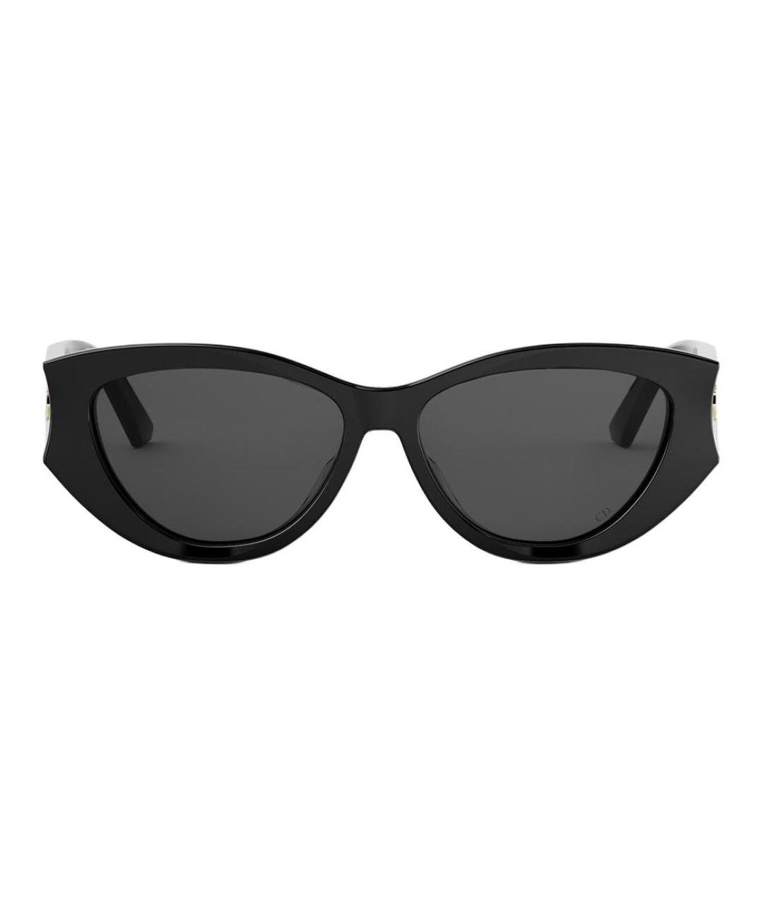 CHRISTIAN DIOR Черные пластиковые солнцезащитные очки, фото 2