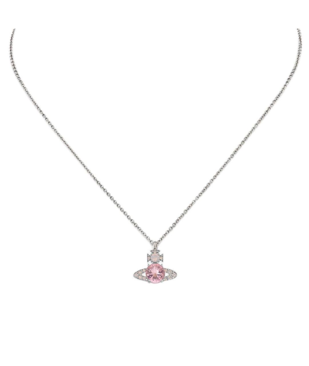 VIVIENNE WESTWOOD Розовая латунная подвеска, фото 2