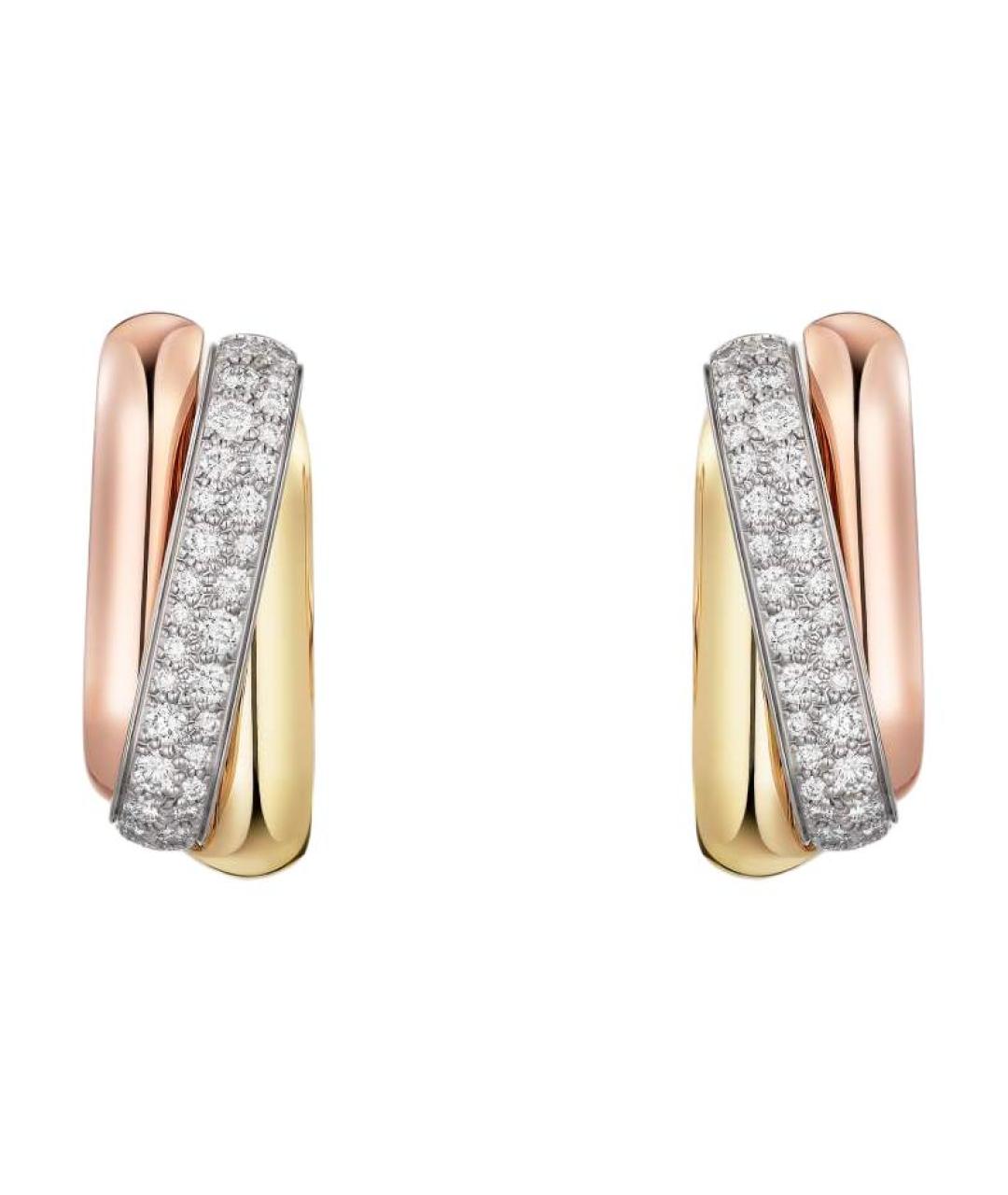 CARTIER Мульти серьги из белого золота, фото 1