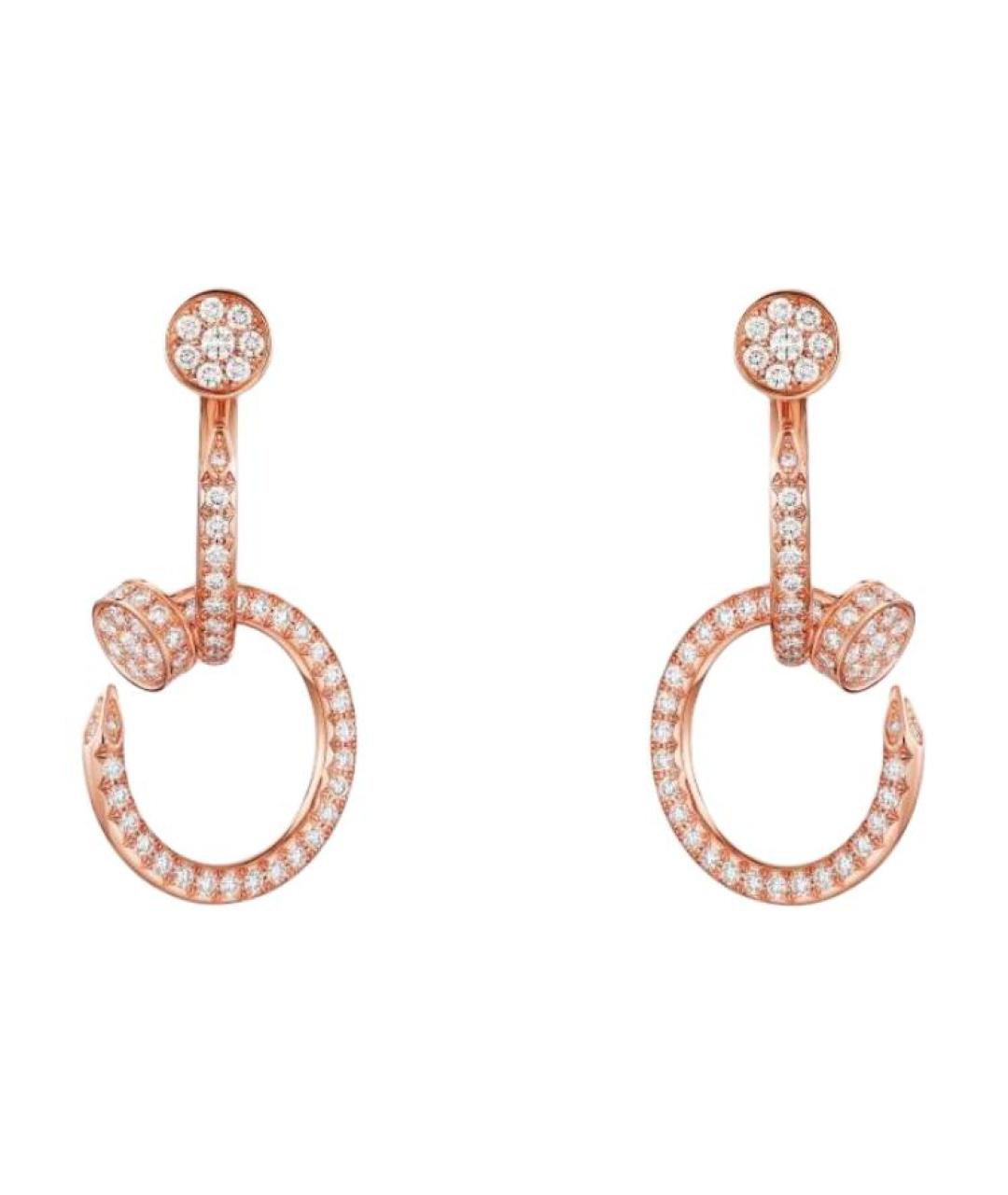 CARTIER Золотые серьги из розового золота, фото 1