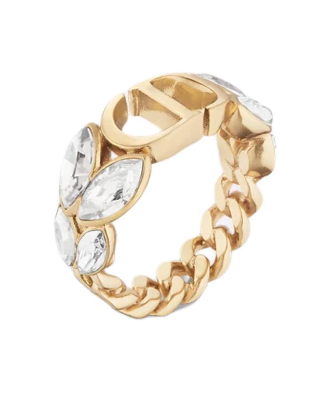 CHRISTIAN DIOR Золотое металлическое кольцо, фото 2