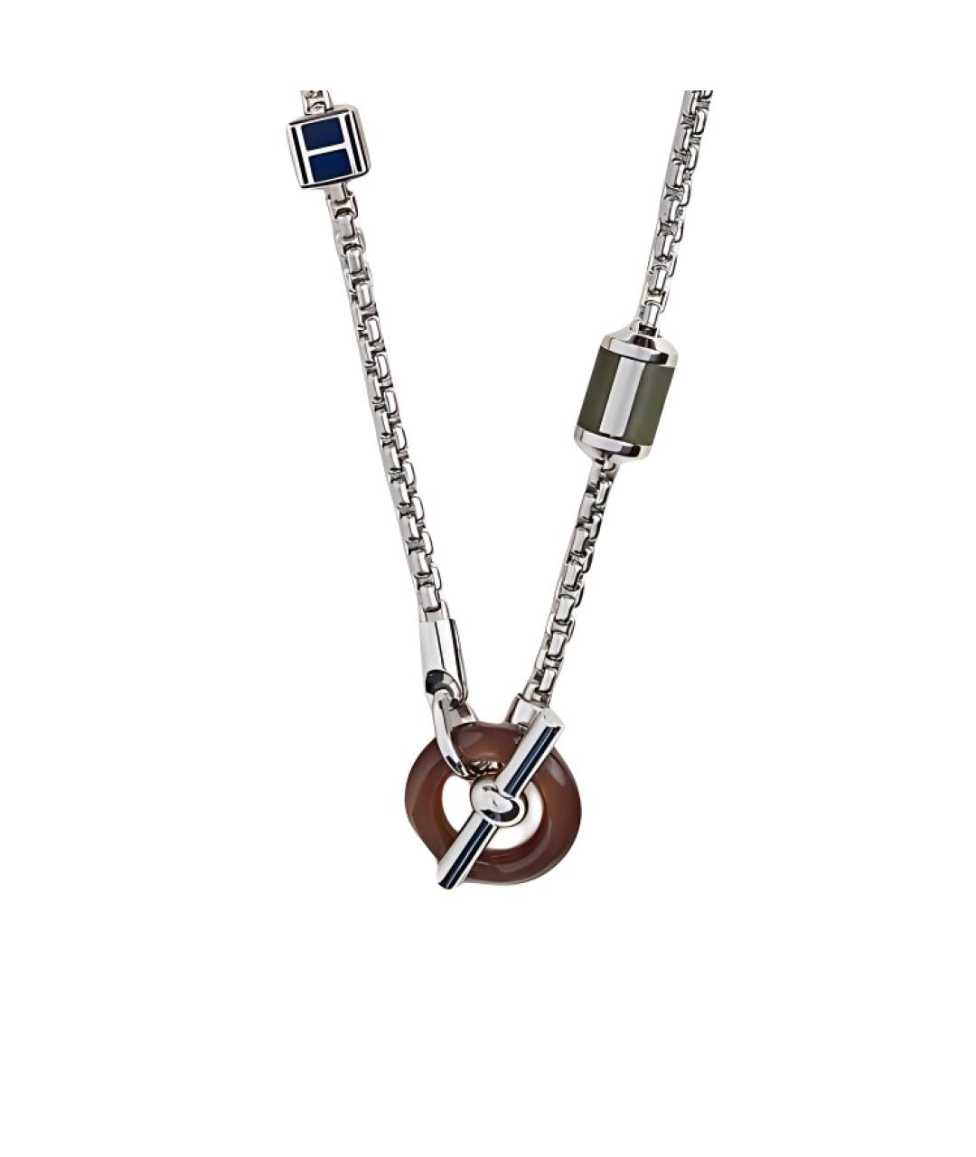 HERMES Серебряная металлическая цепочка/подвеска, фото 1