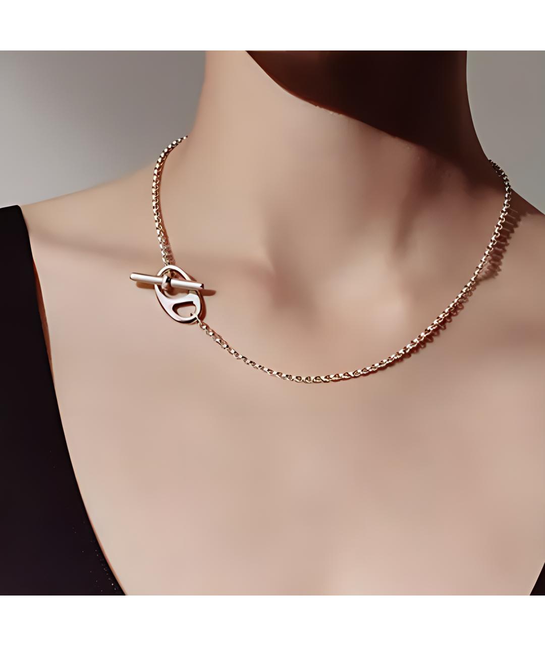 HERMES Серебряная серебряная цепочка, фото 3