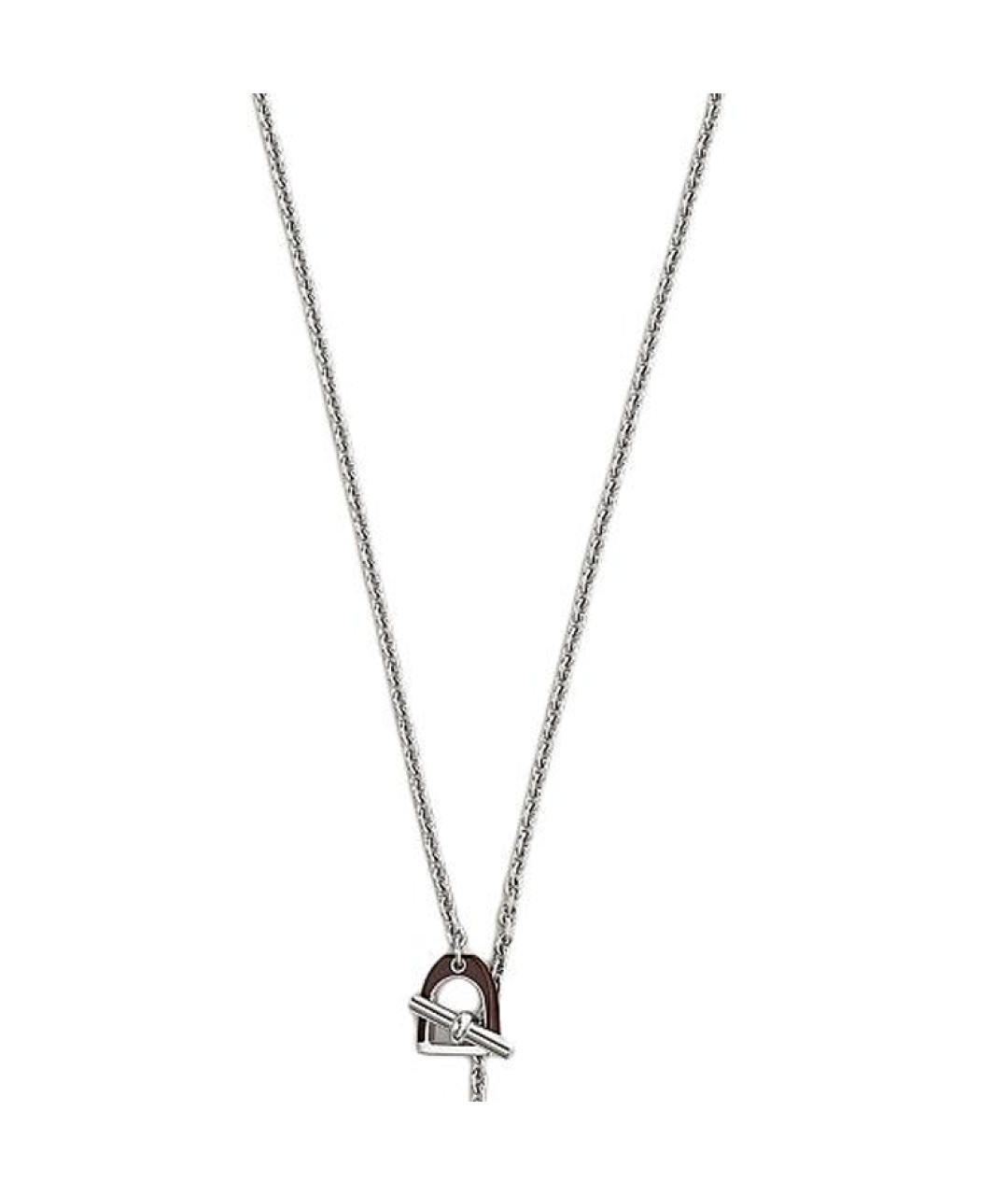 HERMES Серебряная металлическая цепочка/подвеска, фото 3