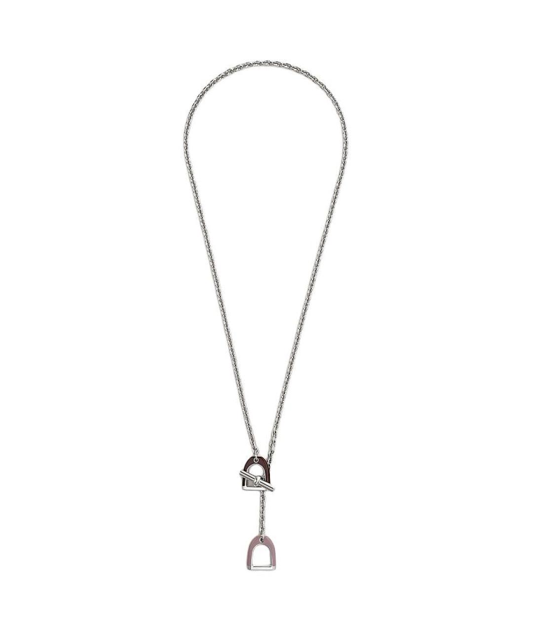 HERMES Серебряная металлическая цепочка/подвеска, фото 2