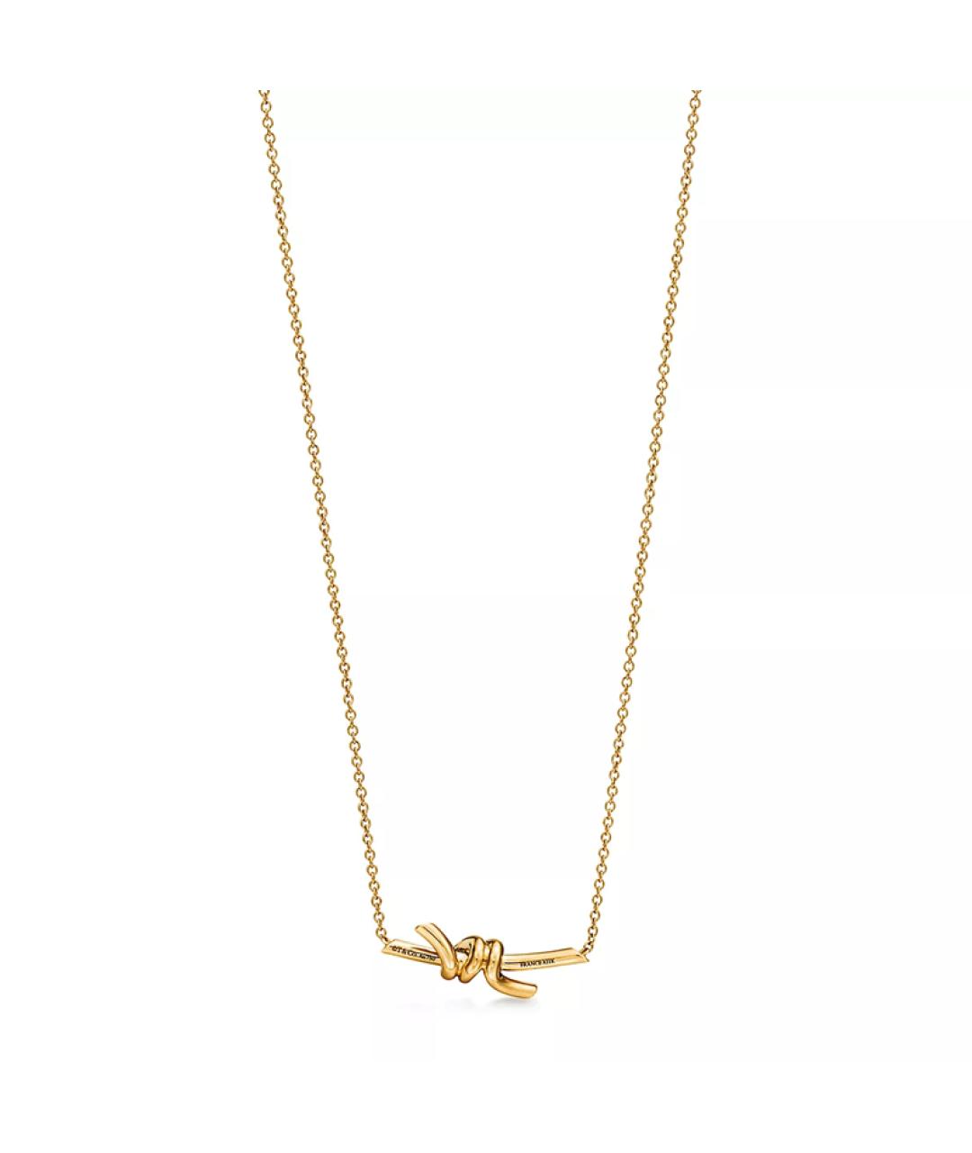 TIFFANY&CO Золотая цепочка из желтого золота, фото 2
