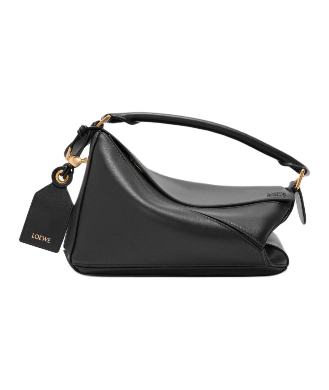 LOEWE Черная кожаная сумка через плечо, фото 2