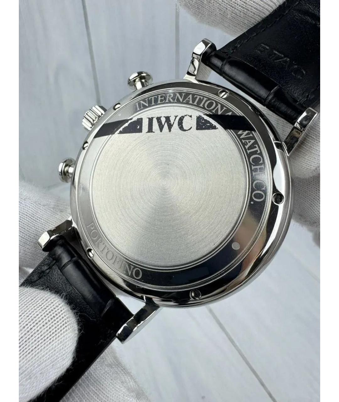 IWC Черные часы, фото 5