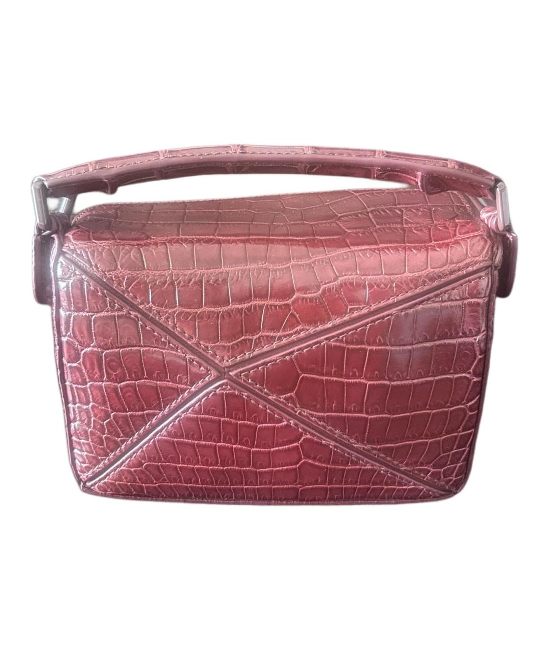 LOEWE Фуксия кожаная сумка через плечо, фото 2