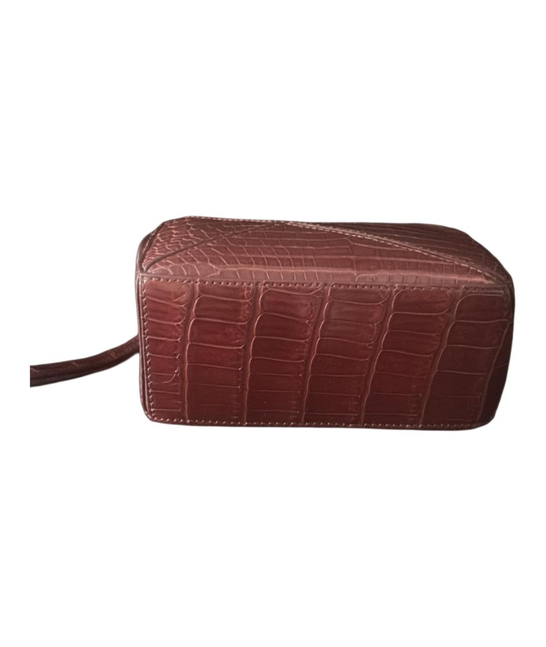 LOEWE Фуксия кожаная сумка через плечо, фото 3