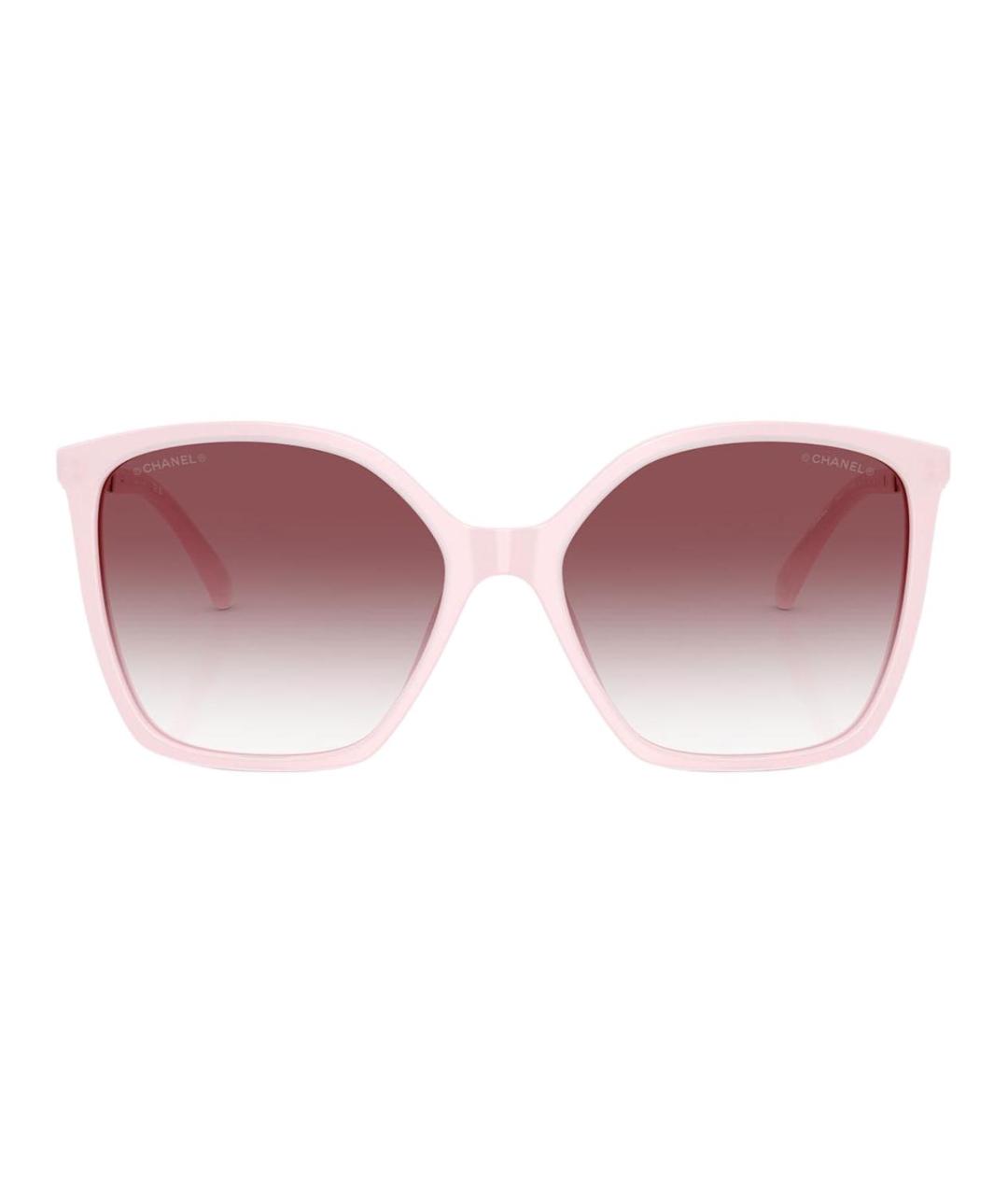 CHANEL Розовые солнцезащитные очки, фото 2