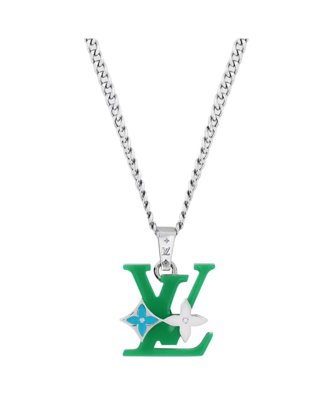 LOUIS VUITTON Серебряная металлическая цепочка/подвеска, фото 1