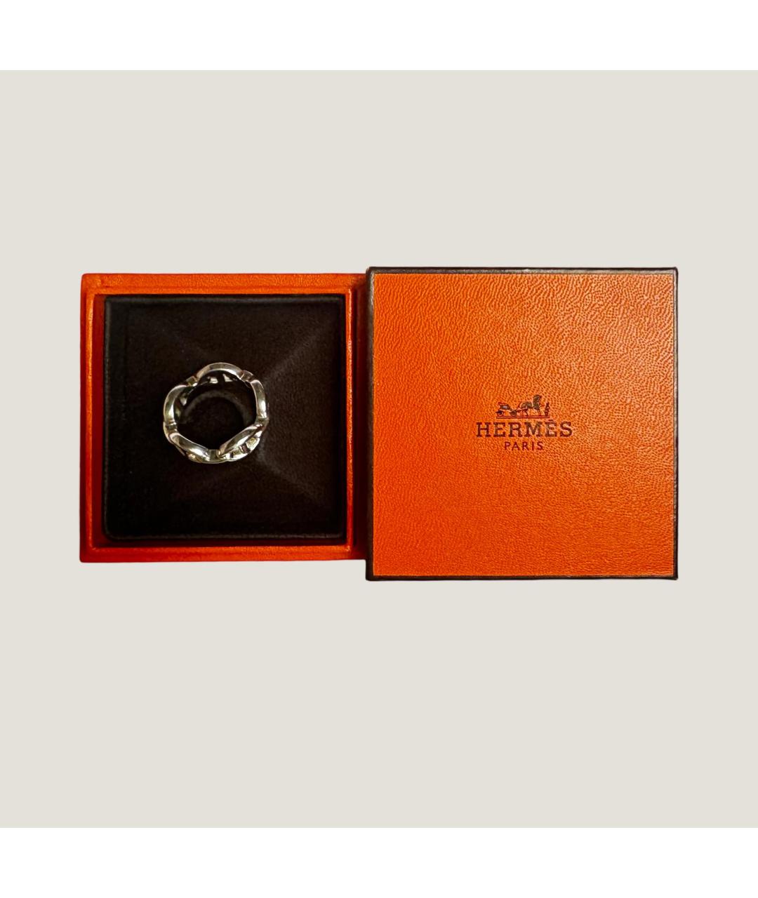 HERMES Серебряное серебряное кольцо, фото 3