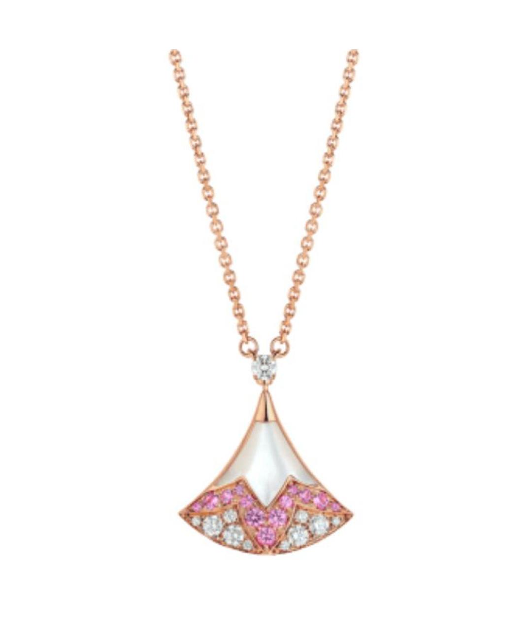 BVLGARI Розовая цепочка из розового золота, фото 1
