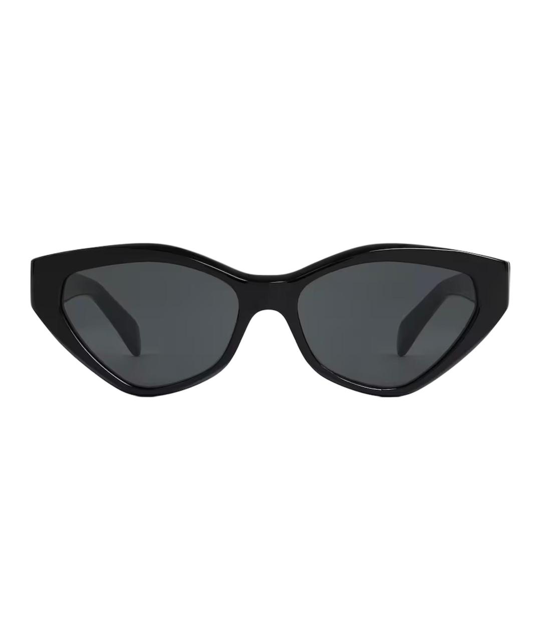 CELINE Черные пластиковые солнцезащитные очки, фото 1