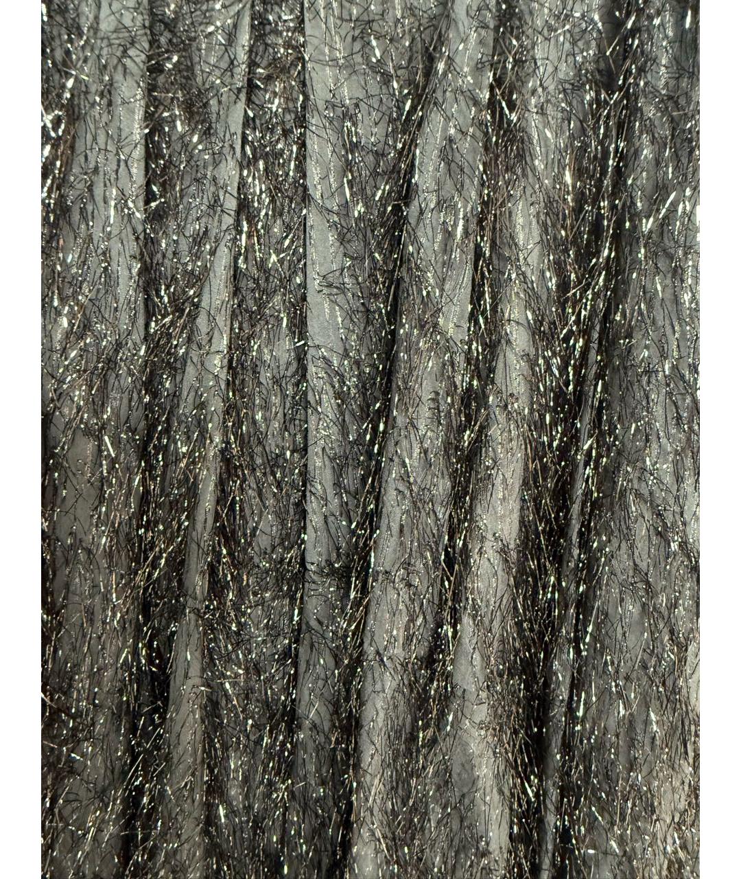 BRUNELLO CUCINELLI Черная шелковая юбка макси, фото 4