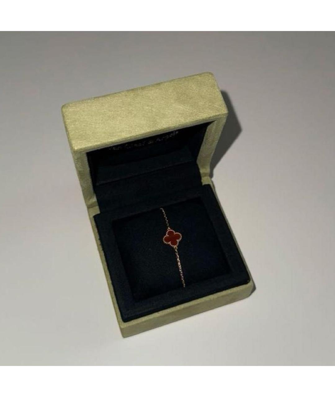 VAN CLEEF & ARPELS Красный браслет из розового золота, фото 3