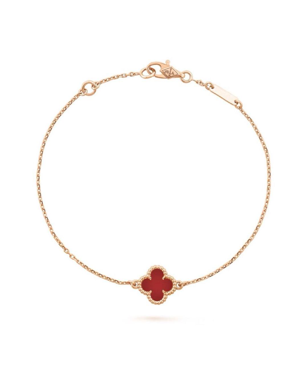 VAN CLEEF & ARPELS Красный браслет из розового золота, фото 1