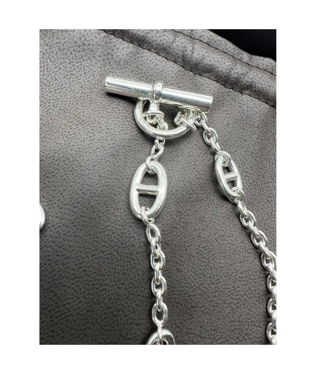 HERMES Серебряная серебряная цепочка, фото 4