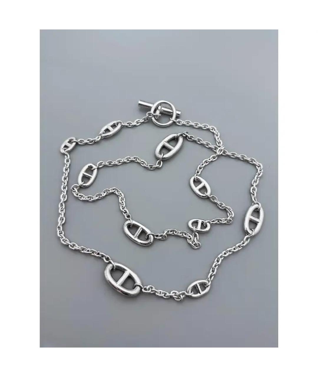 HERMES Серебряная серебряная цепочка, фото 3
