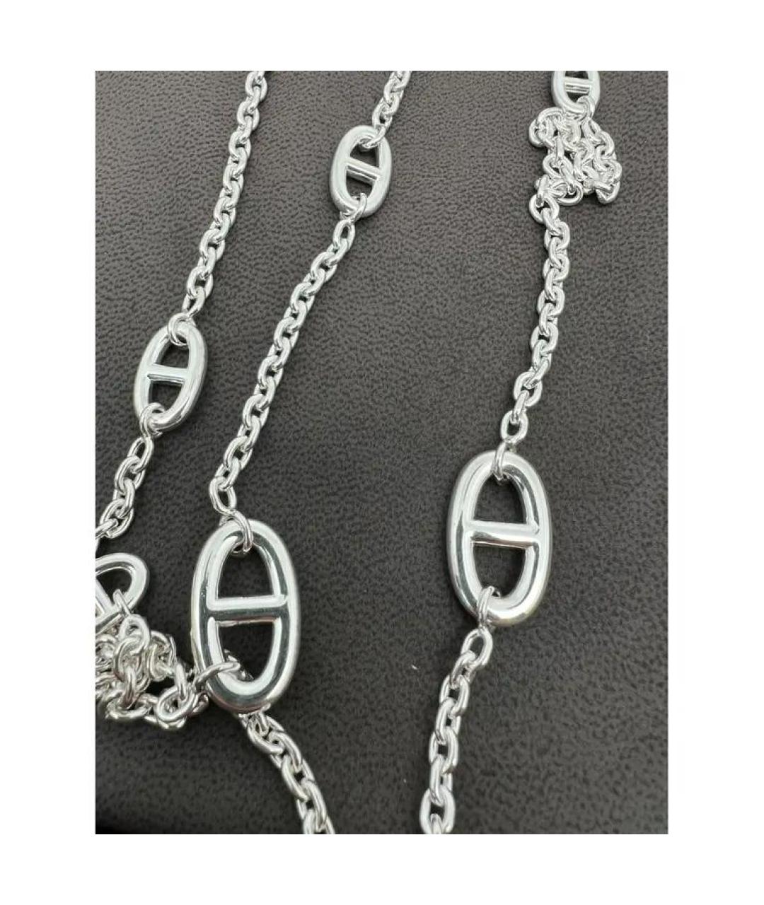 HERMES Серебряная серебряная цепочка, фото 5