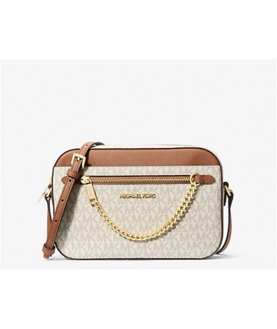 MICHAEL KORS Бежевая сумка через плечо, фото 1