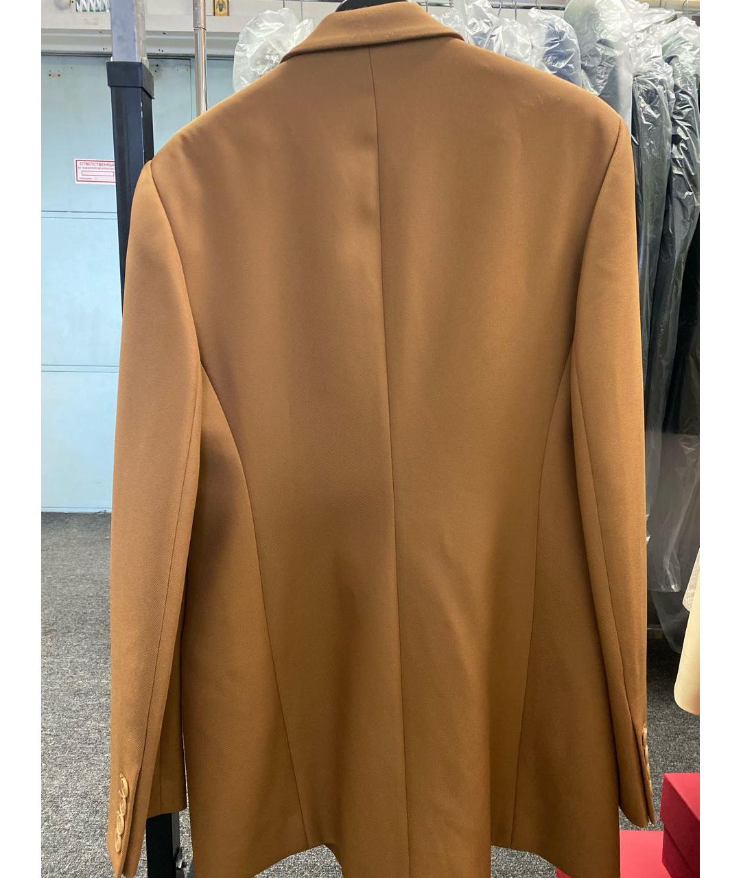 STELLA MCCARTNEY Горчичный полиэстеровый жакет/пиджак, фото 2
