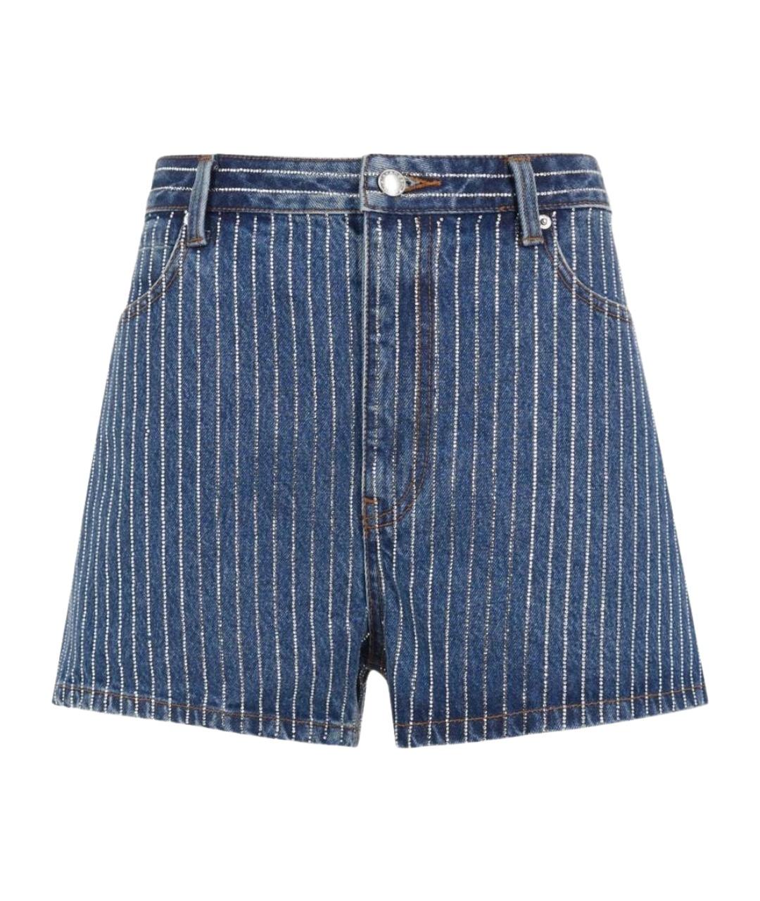 ALEXANDER WANG Синие деним шорты, фото 1