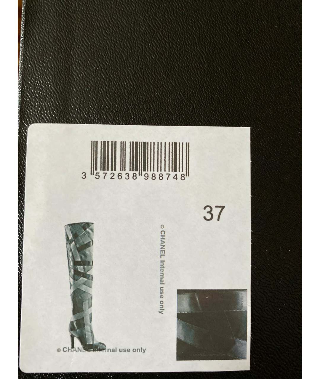 CHANEL PRE-OWNED Черные замшевые сапоги, фото 7
