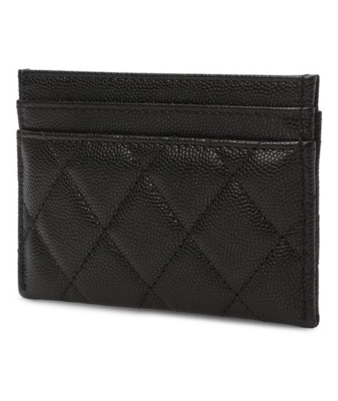 CHANEL Черный кожаный кардхолдер, фото 2