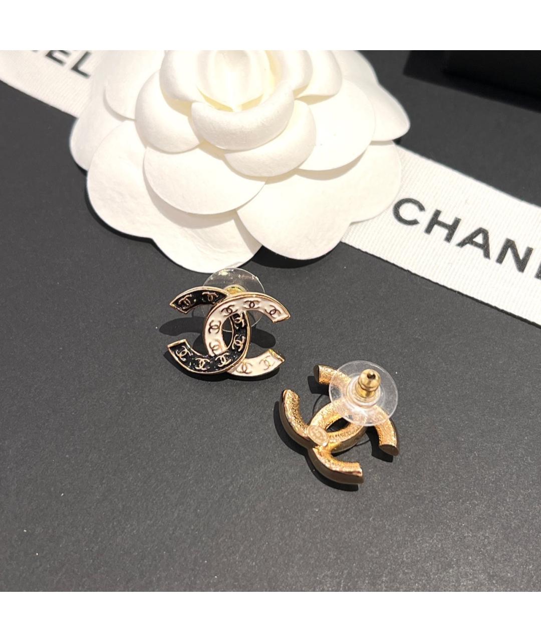 CHANEL Металлические серьги, фото 4