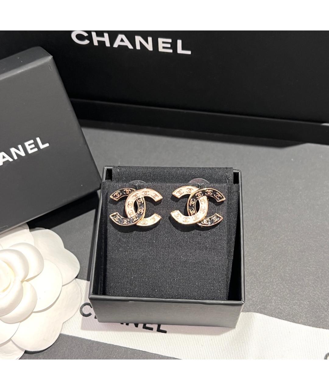 CHANEL Металлические серьги, фото 5