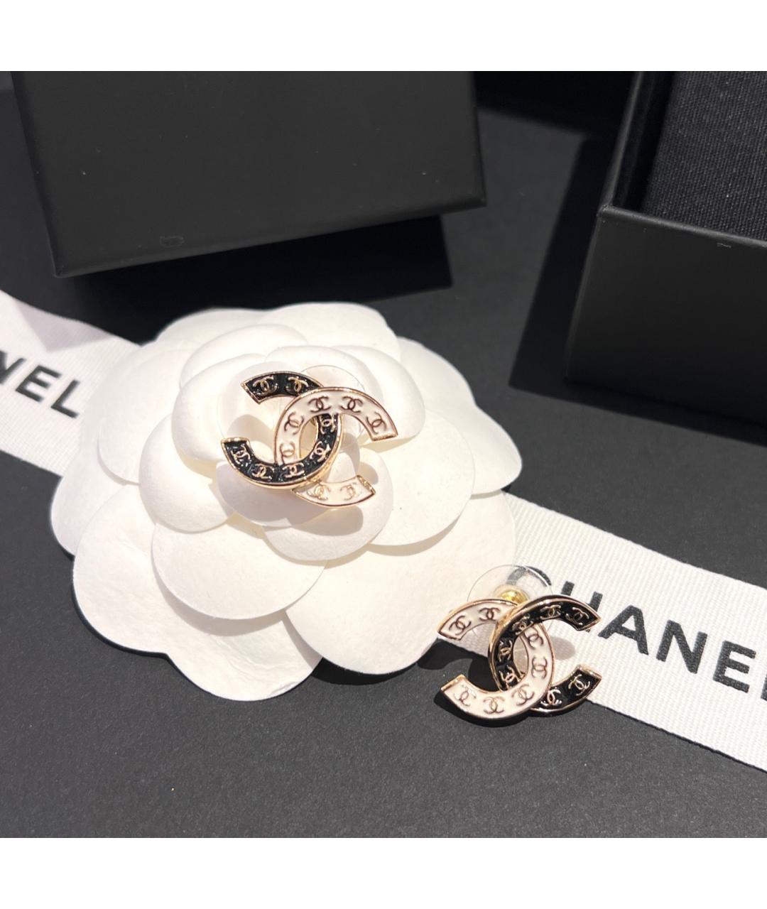 CHANEL Металлические серьги, фото 3
