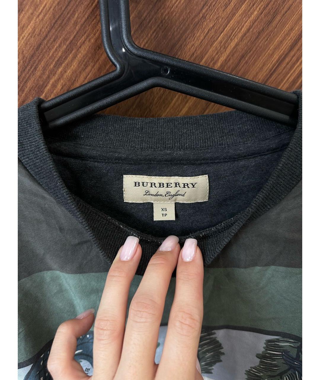 BURBERRY Антрацитовый джемпер / свитер, фото 4