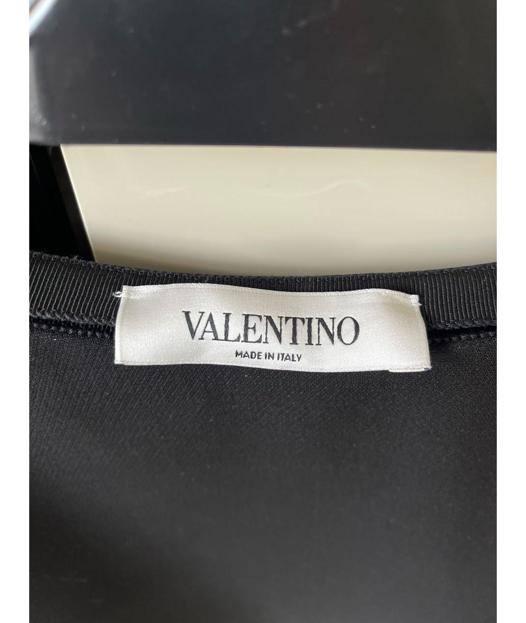 VALENTINO Черная шерстяная юбка мини, фото 3