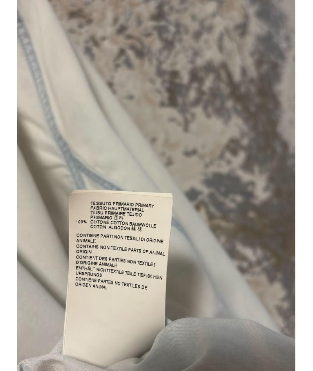 MAISON MARGIELA Белая хлопковая кэжуал рубашка, фото 6