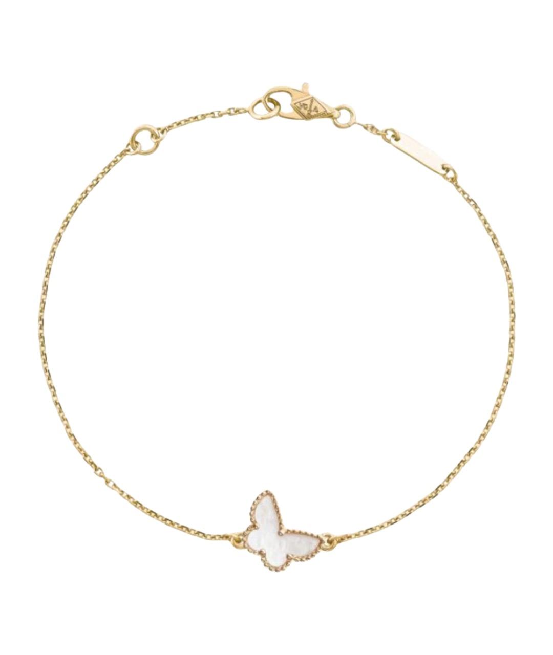 VAN CLEEF & ARPELS Белый браслет из желтого золота, фото 1