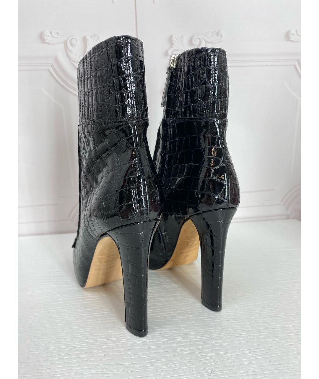 DSQUARED2 Черные кожаные сапоги, фото 4