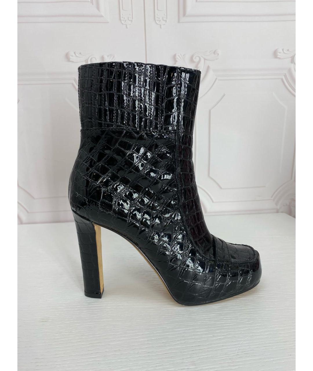 DSQUARED2 Черные кожаные сапоги, фото 9