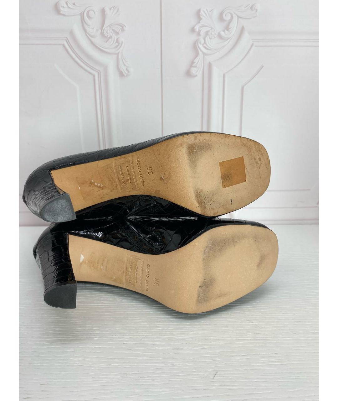 DSQUARED2 Черные кожаные сапоги, фото 8