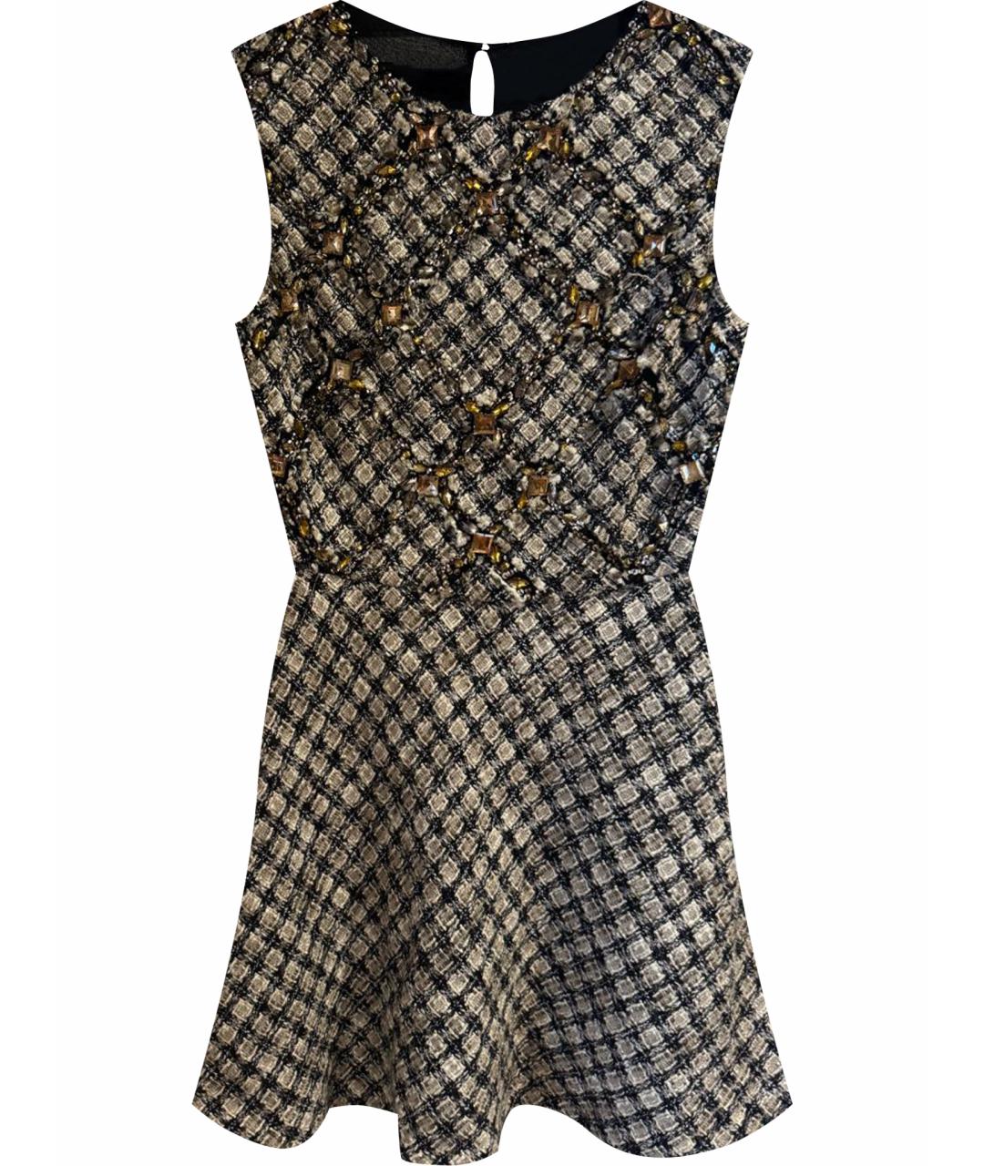ELISABETTA FRANCHI Шерстяное коктейльное платье, фото 1