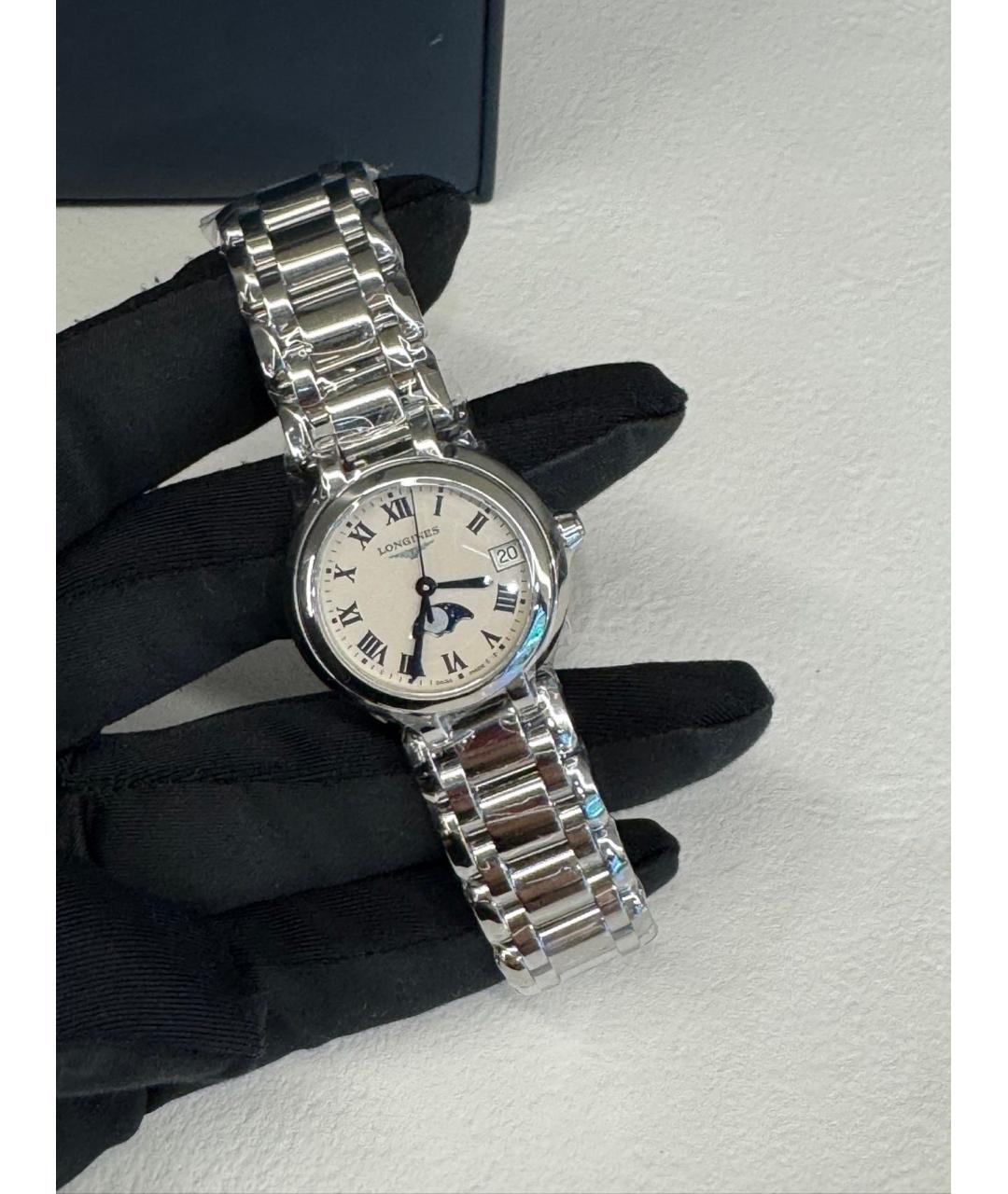 LONGINES Бежевые металлические часы, фото 6