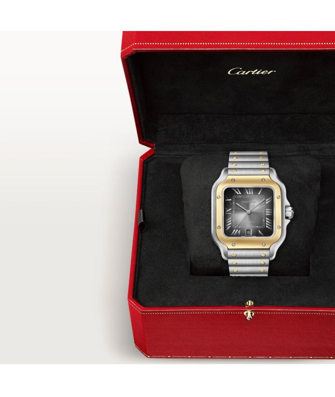 CARTIER Серебряные часы из желтого золота, фото 8