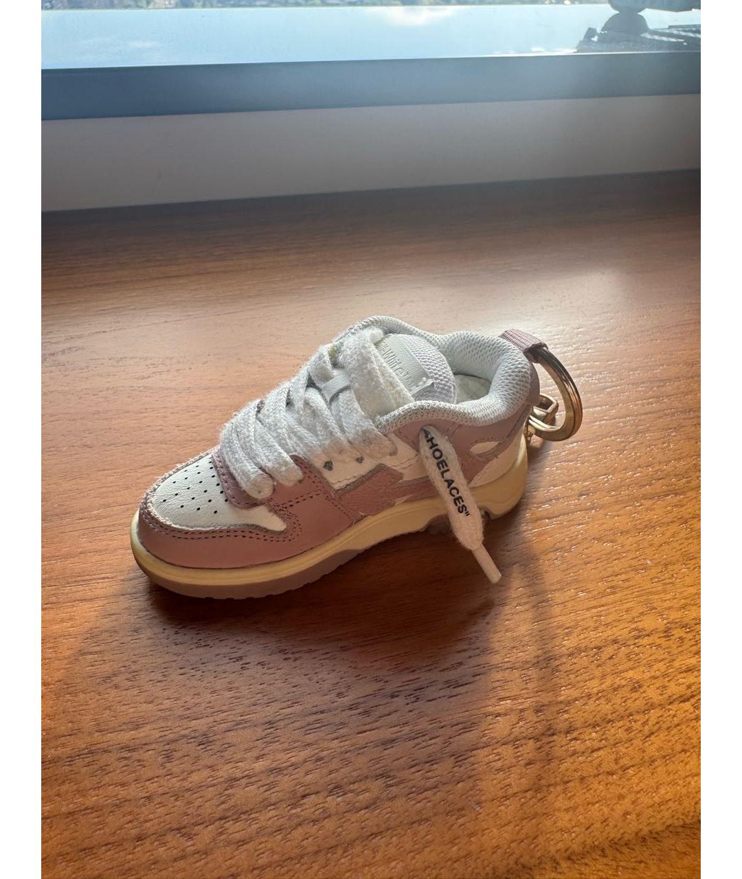 OFF-WHITE Розовый брелок, фото 5